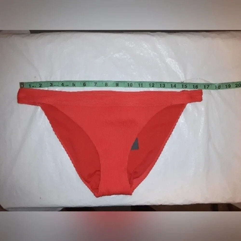 Hollister XL Red Ribbed Bikini